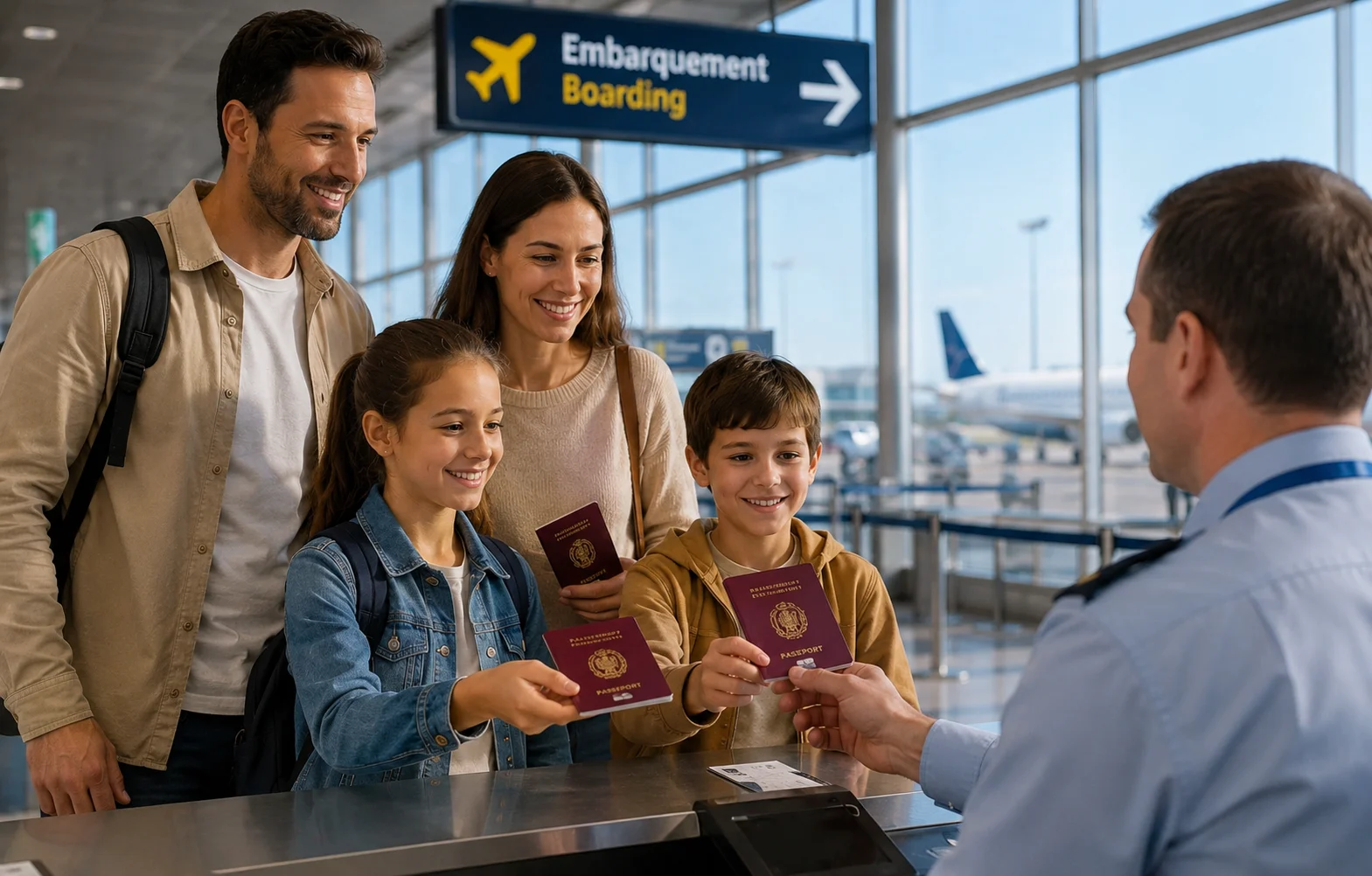 Passeport individuel obligatoire pour chaque enfant mineur