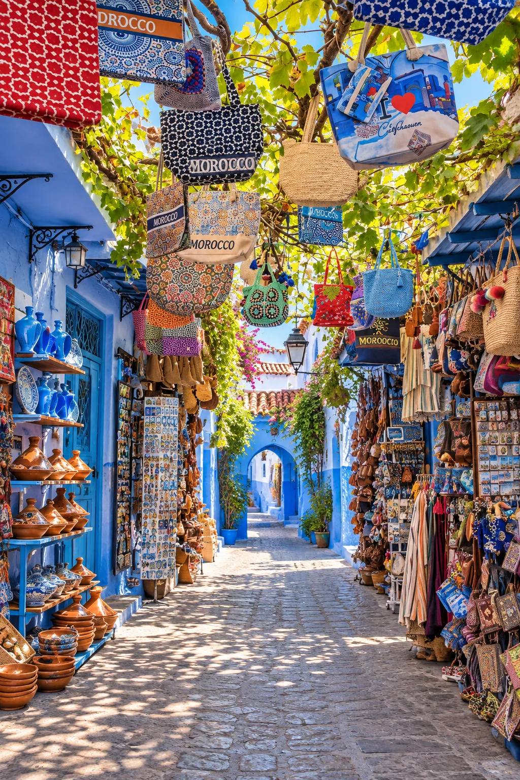 Artesanía textil en Chefchaouen