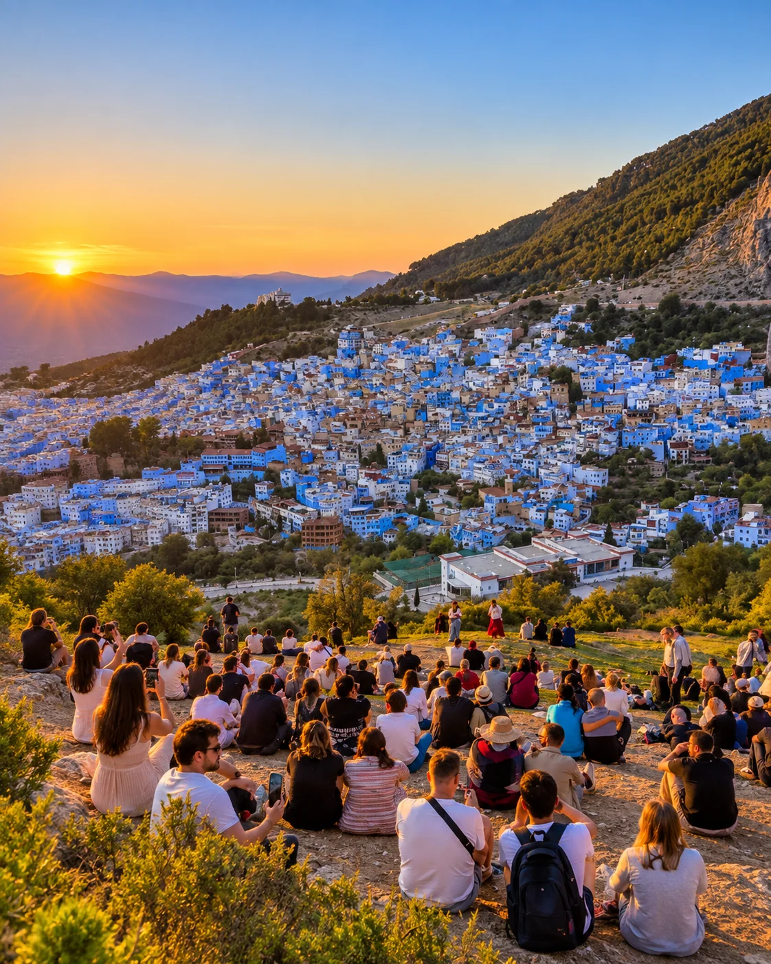 Callejuela azul de Chefchaouen