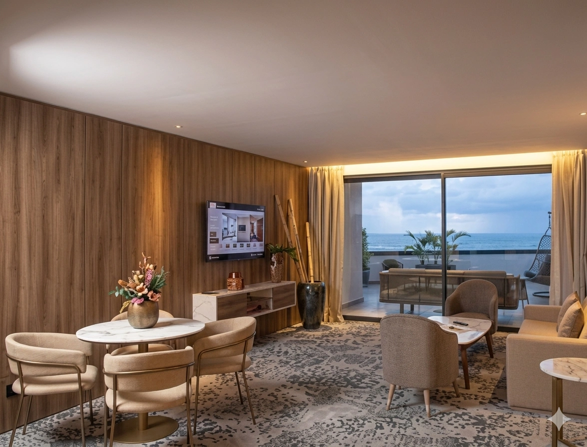 Habitación Deluxe Idou Malabata vista al mar