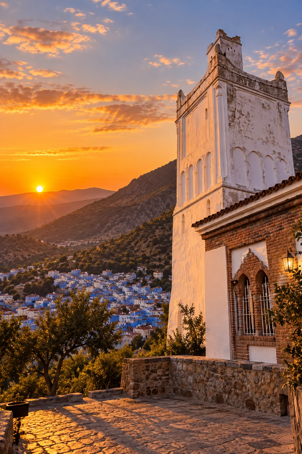 Atardecer desde la Mezquita Española