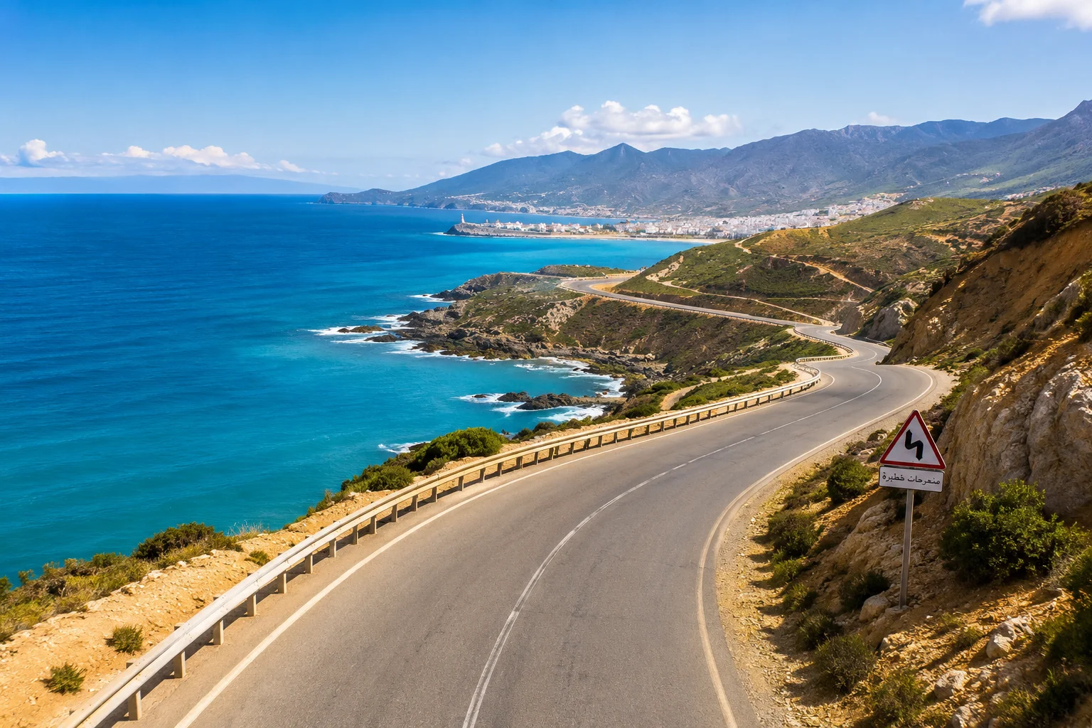 Route côtière nord Maroc